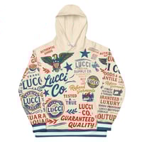 Image 1 of TeamLUCCI  “AMERICANA” UNISEX MID WEIGHT COTTON HOODIE