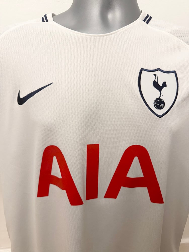 Image of Tottenham Hotspur “SON 7” 2017/18 Home Shirt + UCL patches  (L) 
