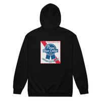 Image 1 of the pimps blue collar w/ breast pocket and back image