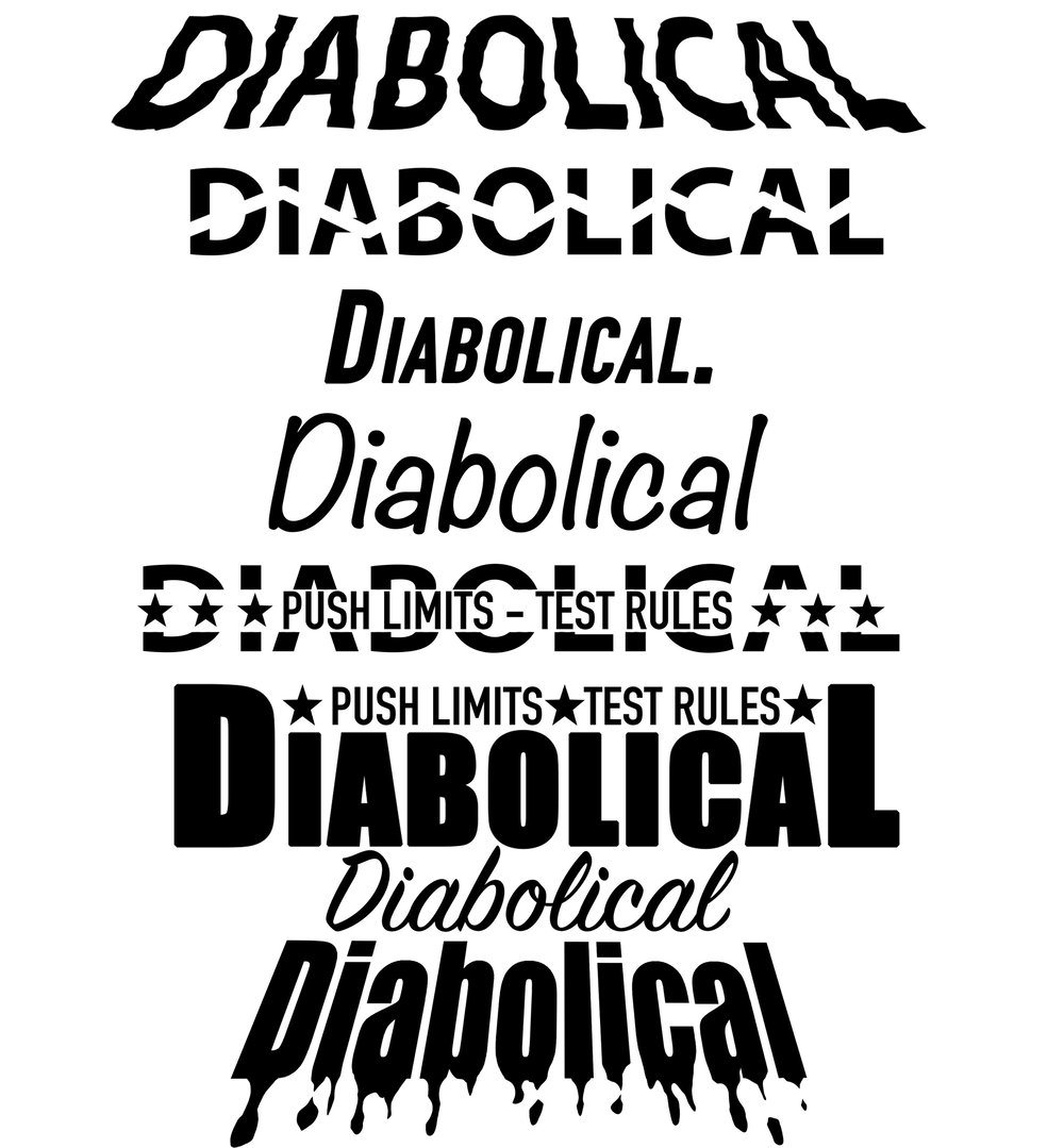 Diabolical Winshield banners