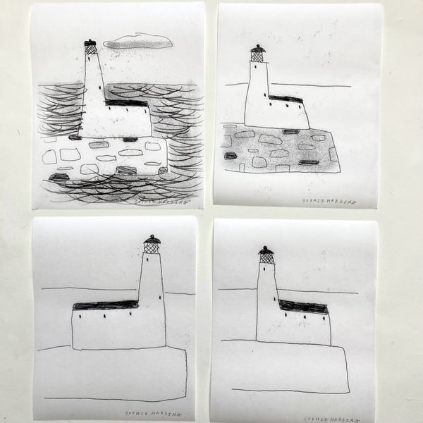 Image of Lighthouse monotypes 