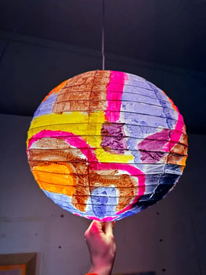 Image of Painted Paper Lanterns