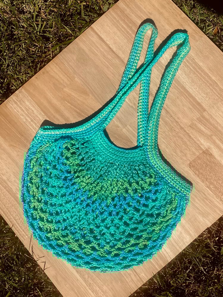 Image of Mesh market bag (kelp)