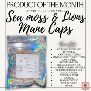 Image of All Natural Sea Moss & Lions Mane Anti Anxiety Supplement