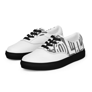 Image of Smoked Printed Solid Canvas Shoes