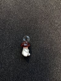 Image 2 of Red blizzard Buddha mushroom character pendant (no eye) 