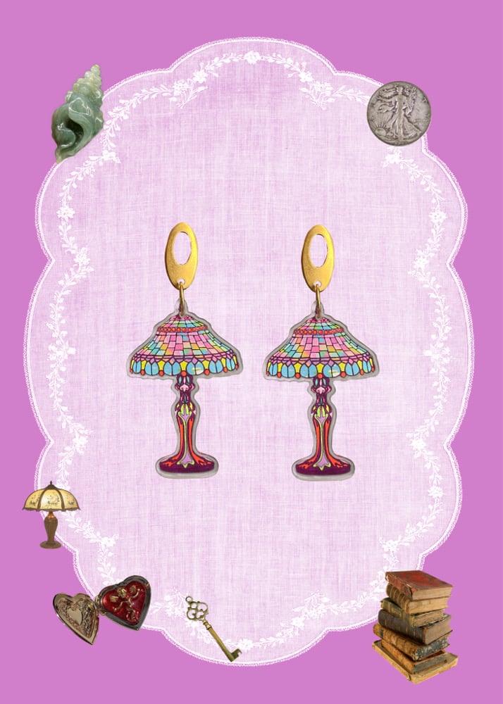 Image of Tifanny Lamp earrings