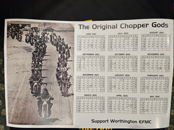 Image of Chopper History Calendar