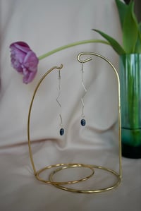 Image 1 of Blue Kyanite Ziggy Earrings