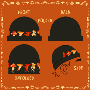 Mushroom Peekaboo Beanie *PRE-ORDER*