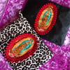 Our Lady Of Guadalupe Clutch With Pom Pom Fringe