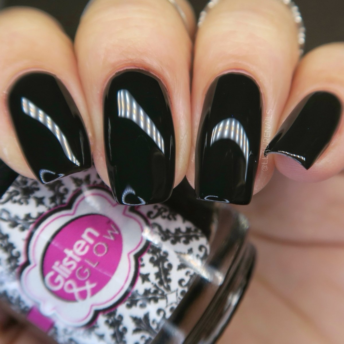 black and white color block dress ella+mila Nail Polish Little Plum Dress main image 1
