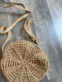 Image 2 of Straw circle bag 