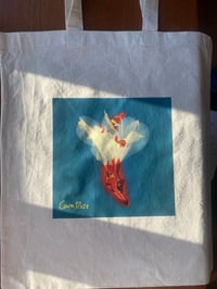 Image 3 of Cara Rose Flower Print Tote Bag