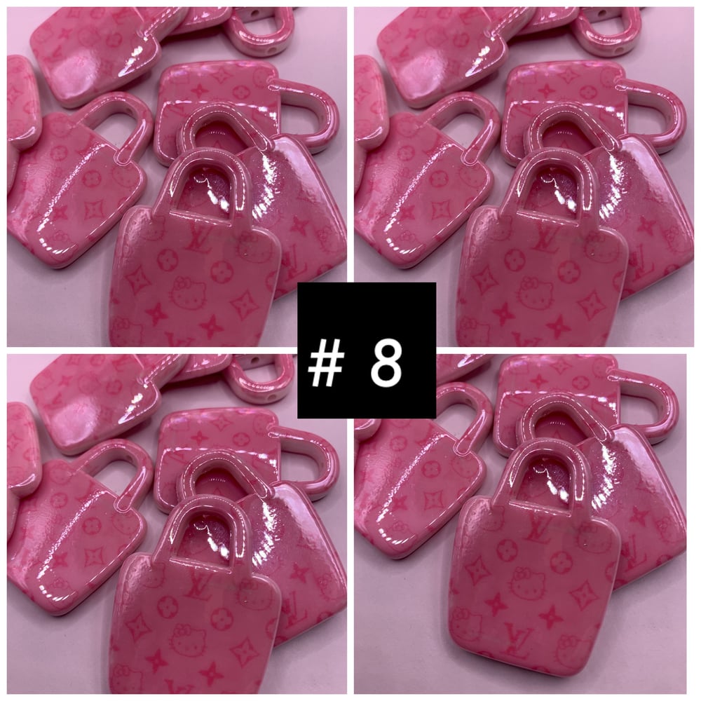 Image of Cookies and Cream purse bead 