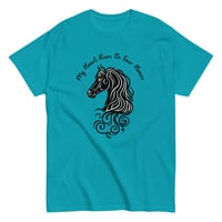 Image 10 of Unisex classic tee, My Heart Runs On Four Hooves Horse Tee