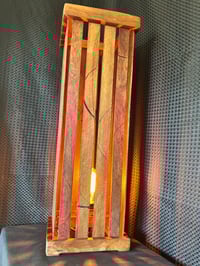 Image 4 of Heart Rimu Lamp Square