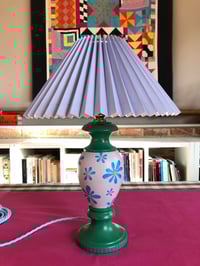 Image 3 of Pretty Petal Pair of  Ceramic Lamps