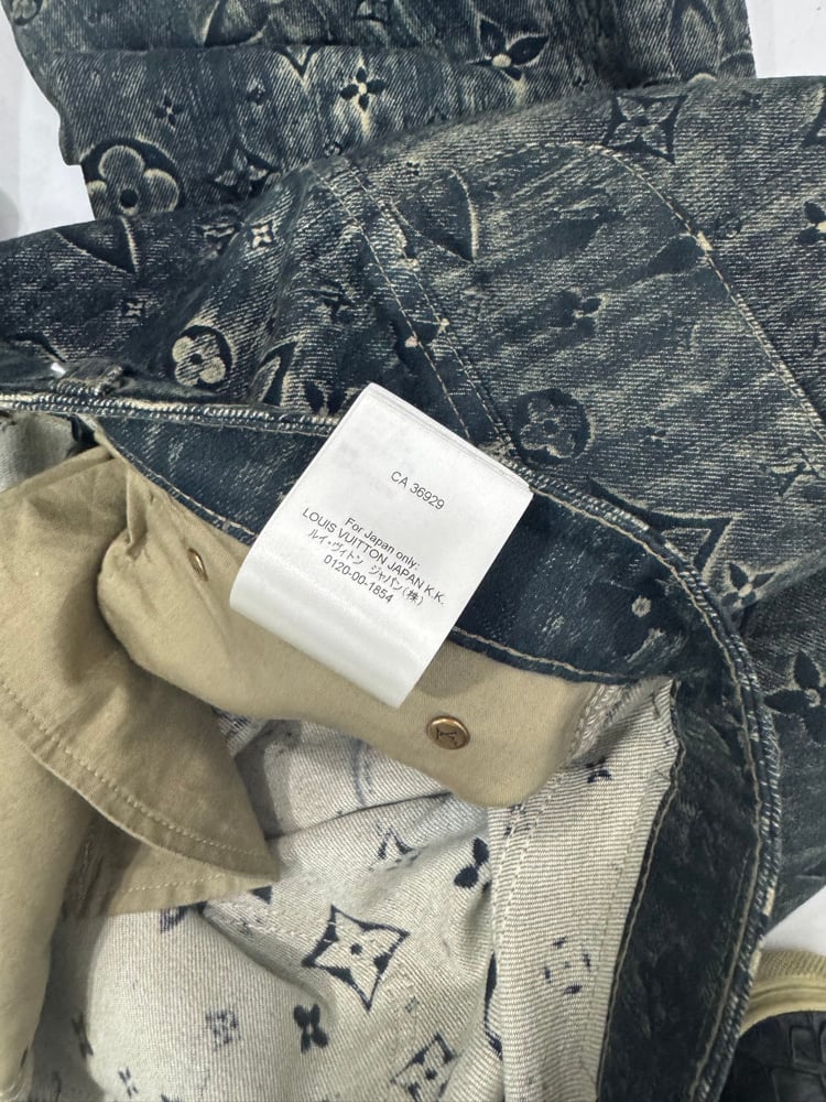 Image of Louis Vuitton SS23 Monogram Tailored Denim