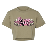 Rich Mama Vibes Cropped T-shirt 💰