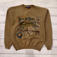 Image 1 of Vintage Rod & Reel Crewneck - M