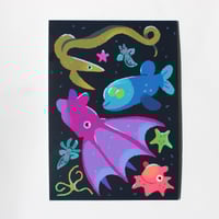 Image 1 of Deep Sea Night Out Postcard Print