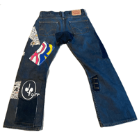 Image of LEVIS 501 Preloved Blue Denim Jeans