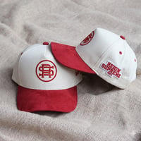 Winners Circle Hat (Ivory / Red)