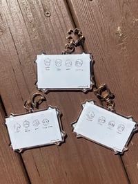 Image 2 of Volleyball Layered Keychains
