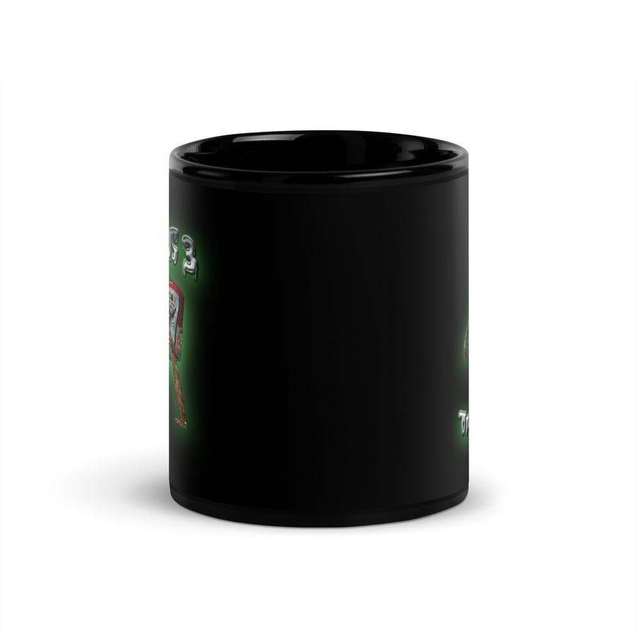 Image of Damaged Cans 3 Black Glossy Mug