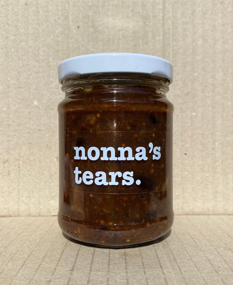 Image of spicy lemon peel & cranberry relish. 250ml