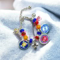 Detroit Pistons Basketball Charm Bracelet