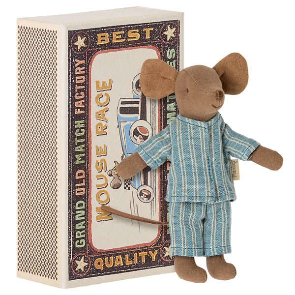 Image of Maileg - Mouse Big Brother Brown In Box