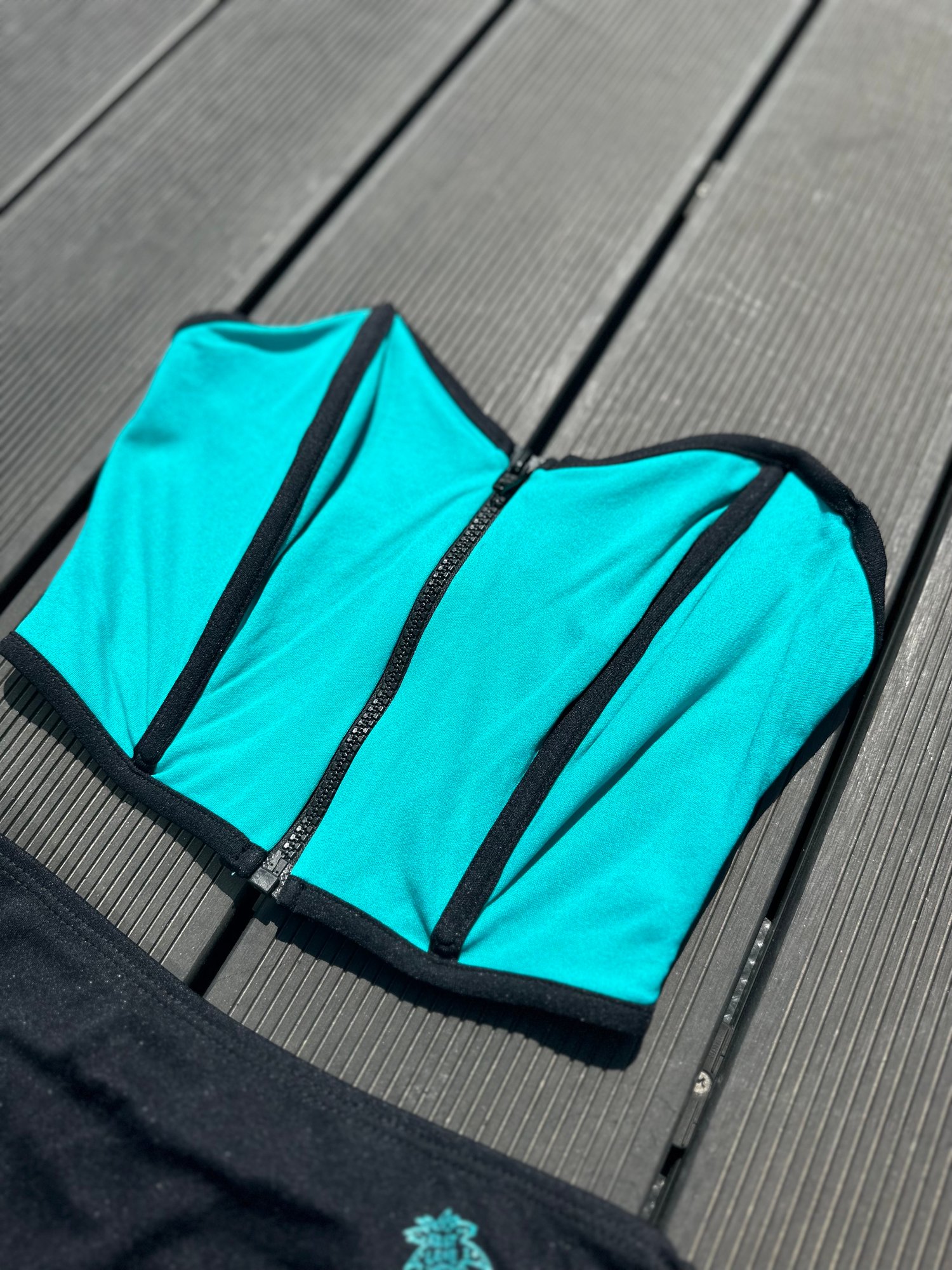 Image of 80s Strapless High Rise Bikini M