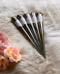 5 natural henna cones