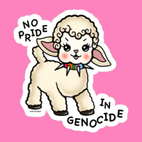 ‘NO PRIDE LAMB’ Vinyl Sticksr