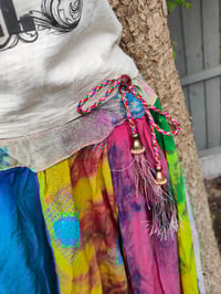 Image 3 of SAMPLE  - Paros maxi skirt waist 42 inches not tied, ties to tiny size