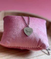 Image 2 of Dachshund heart necklace 