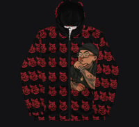 Image 2 of SwaggedOut Unisex Windbreaker Black