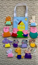 Image 1 of Peppa Pig Finger Puppets ONLY 