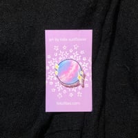 Home Planet acrylic pin