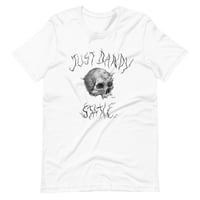 Just Dandy Static Skull T-Shirt (white)