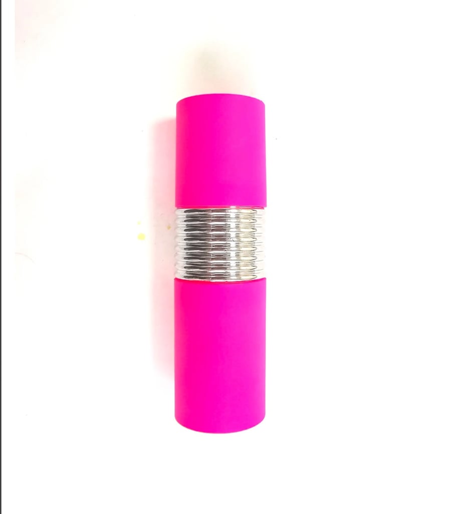 Image of Pucker-Up Lipstick Knife (HOT PINK AND SILVER )