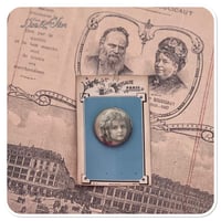 Image 3 of single vintage style pin badge