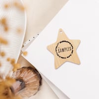 Star Shaped Wooden Ornament 