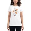 Women's short sleeve cat t-shirt “My human loves me”