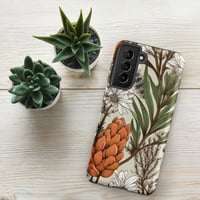 Image 20 of Art Nouveau Inspired Light and Airy Boho Floral Sketch Tough case for Samsung®