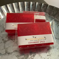 Image 5 of Cranberry Spice Honeybee Glycerin Body Bar