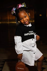 Image 4 of Mini Influencer 2 piece Shirt Dress