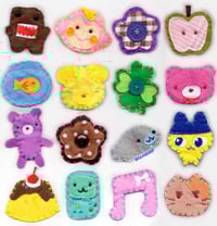 Image 1 of felt hairclips ^_^